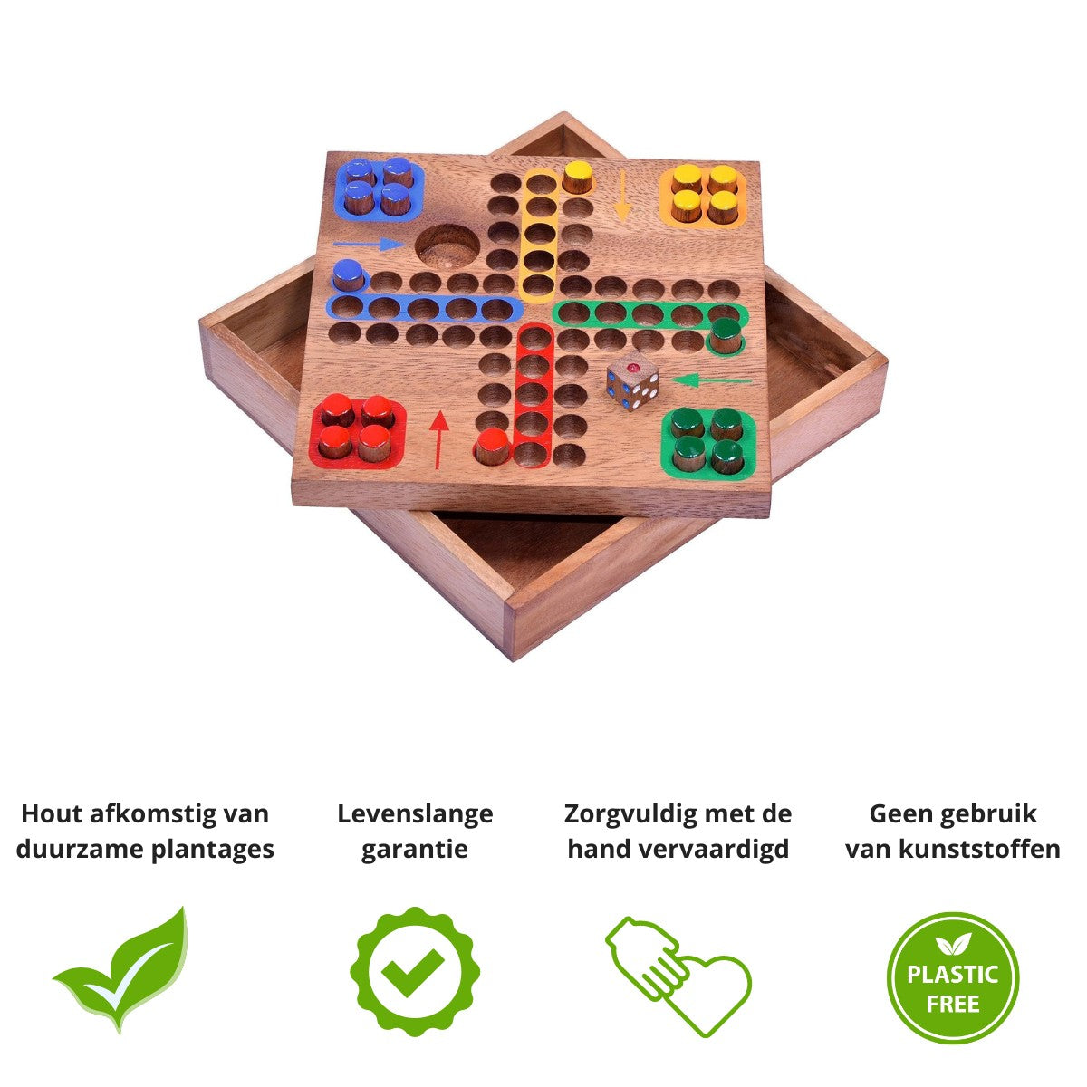 ludo, ludo bordspel, bordspel, houten bordspel